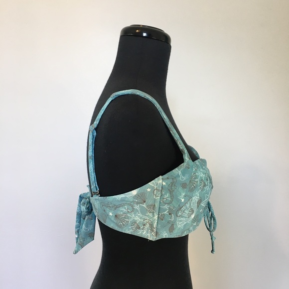 NWT Jenna Sea Casabo Bikini Top in Sea Life, XS - Picture 4 of 10